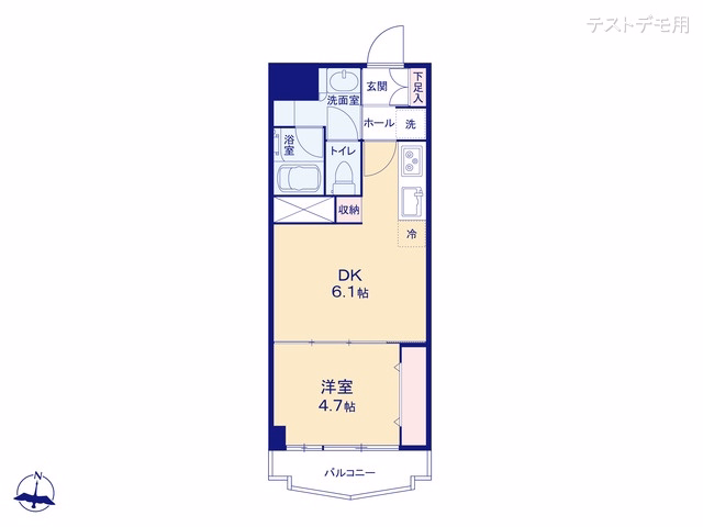 川口第一永谷マンション 間取図