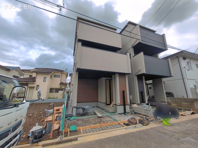 埼玉県さいたま市北区植竹町1丁目の新築戸建て外構写真 2026年6月3日撮影