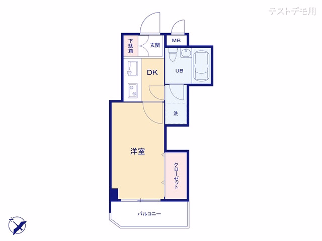 スカイラーク蕨 間取図