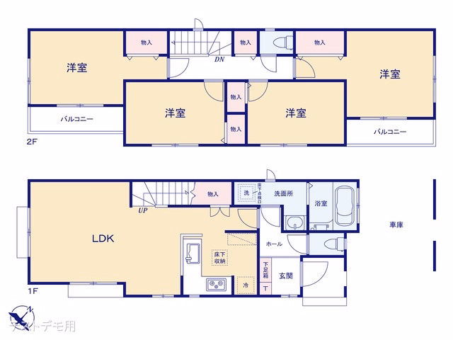 さいたま市西区大字指扇 間取図