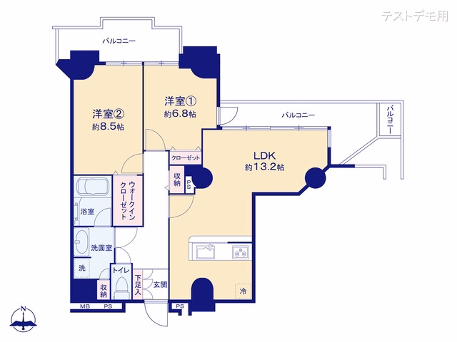 エルザタワー55 間取図
