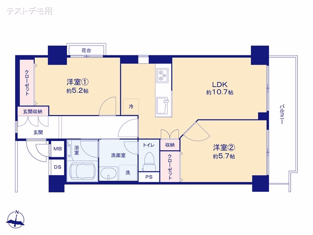 ライネスハイム川口 間取図