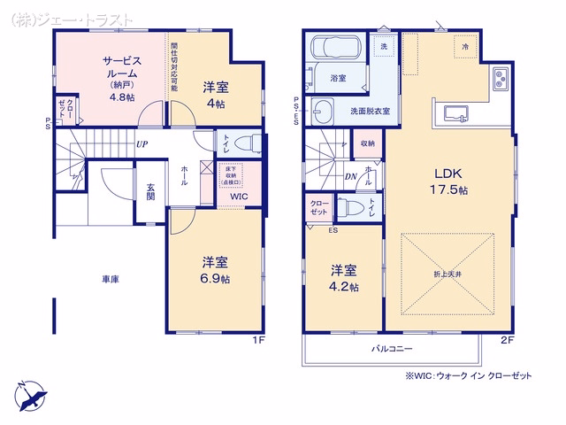 新築戸建て 船橋市前原西20期 6号棟 間取図