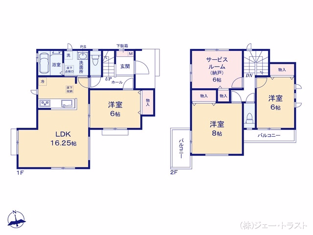 新築戸建て 船橋市夏見台4丁目27番 C号棟 間取図