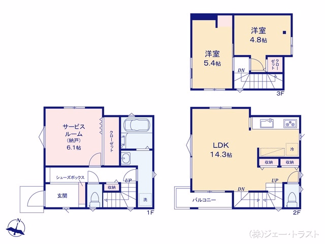 市川市香取1丁目(戸建)02 間取図