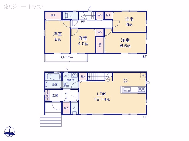 船橋市大穴北1丁目(戸建)A 間取図