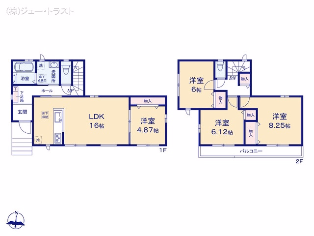 船橋市大穴北1丁目（戸建）B 間取図