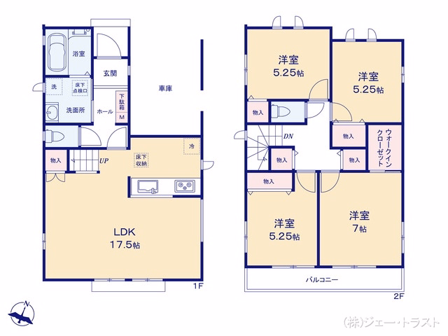 新築戸建て 船橋市習志野台8丁目1905番 C号棟 間取図