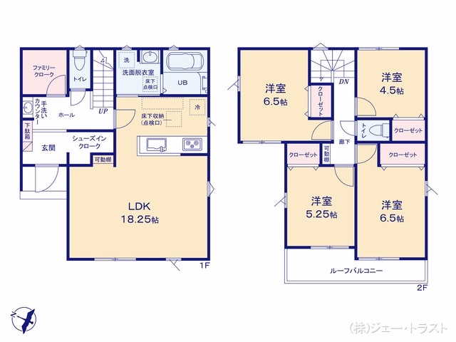 新築戸建て 船橋市高野台23-1期 2号棟 間取図