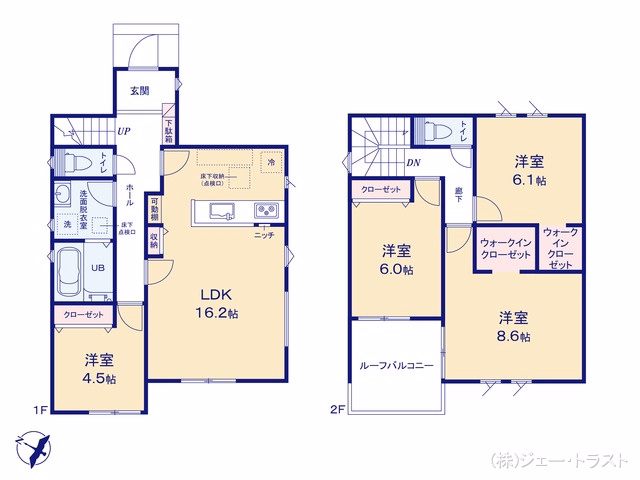 新築戸建て 船橋市高野台23-1期 23号棟 間取図
