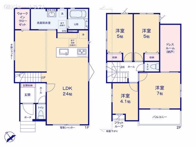 船橋市飯山満町3丁目(戸建)02 間取図