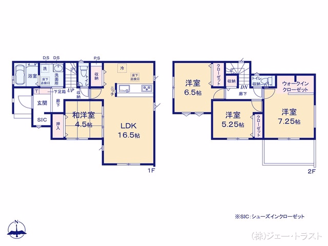 船橋市松が丘2丁目(戸建)01 間取図