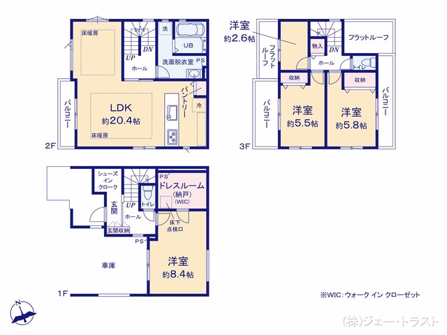 船橋市浜町1丁目(戸建)01 間取図