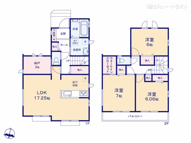 市川市宮久保1丁目(戸建)A 間取図