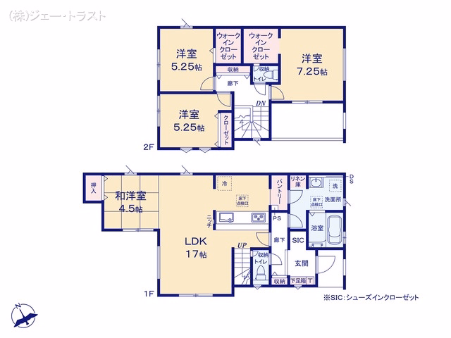 船橋市旭町5丁目(戸建)01 間取図