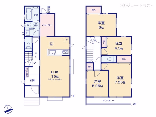 船橋市海神4丁目(戸建)B 間取図