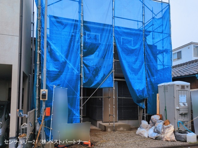 埼玉県戸田市喜沢１丁目の新築戸建てシート写真 2026年3月3日撮影