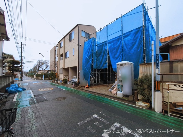 埼玉県戸田市喜沢１丁目の新築戸建てシート写真 2026年3月3日撮影