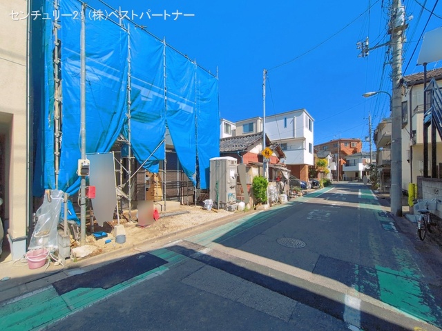 埼玉県戸田市喜沢１丁目の新築戸建てシート写真 2026年4月7日撮影