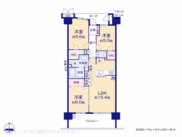 ビィオルド戸田公園 間取図