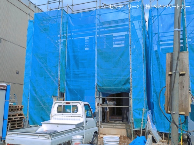 埼玉県蕨市北町５丁目の新築戸建てシート写真 2026年4月27日撮影