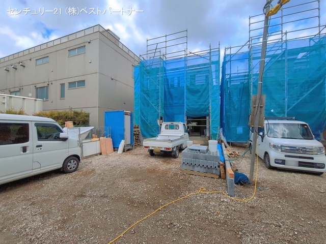 埼玉県蕨市北町５丁目の新築戸建てシート写真 2026年4月27日撮影