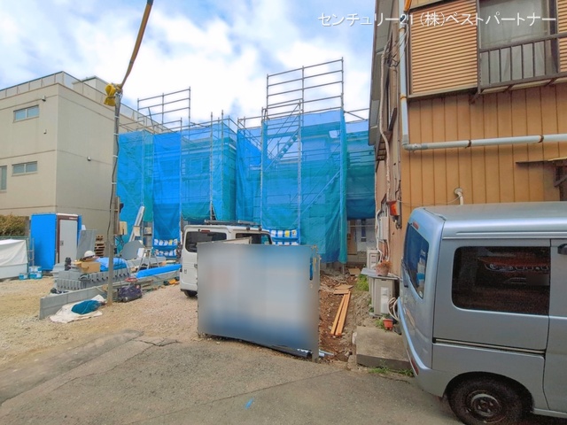 埼玉県蕨市北町５丁目の新築戸建てシート写真 2026年4月14日撮影