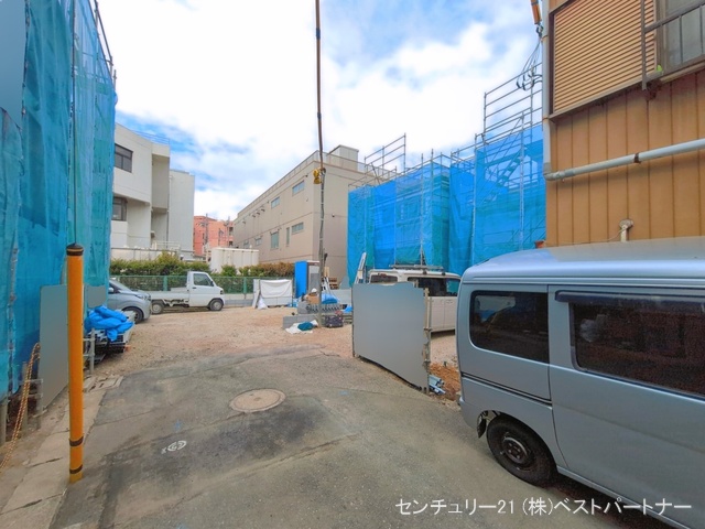 埼玉県蕨市北町５丁目の新築戸建てシート写真 2026年4月14日撮影