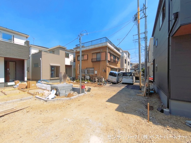 埼玉県蕨市北町5丁目の新築戸建て外構写真 2026年5月19日撮影