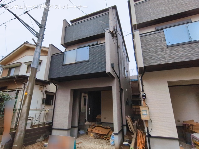 埼玉県蕨市中央７丁目の新築戸建て外構写真 2026年3月3日撮影