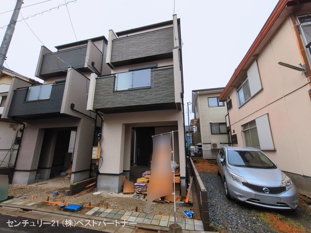 埼玉県蕨市中央７丁目の新築戸建て外構写真 2026年3月3日撮影