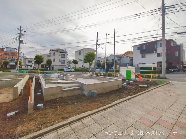 埼玉県蕨市中央３丁目の新築戸建て基礎写真 2026年2月26日撮影