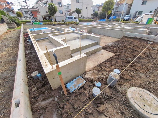 埼玉県蕨市中央３丁目の新築戸建て基礎写真 2026年2月26日撮影