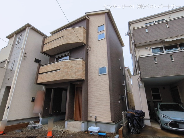 埼玉県戸田市喜沢２丁目の新築戸建て外構写真 2026年3月3日撮影