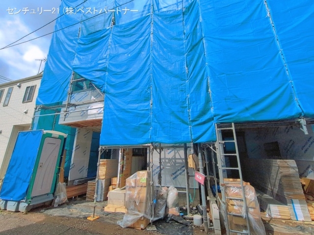 埼玉県戸田市喜沢南２丁目の新築戸建てシート写真 2026年3月26日撮影