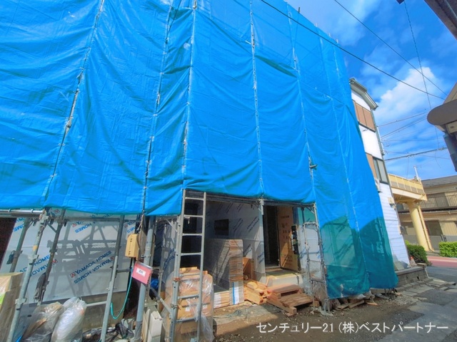 埼玉県戸田市喜沢南２丁目の新築戸建てシート写真 2026年3月26日撮影