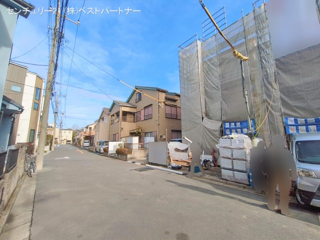 埼玉県蕨市中央７丁目の新築戸建てシート写真 2026年2月26日撮影