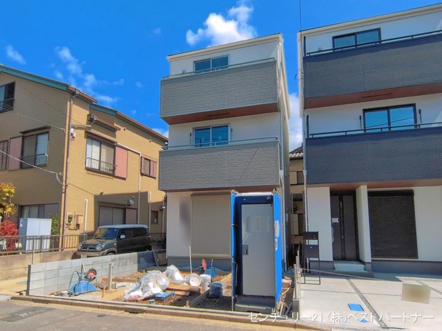 埼玉県蕨市中央７丁目の新築戸建て外構写真 2026年4月15日撮影