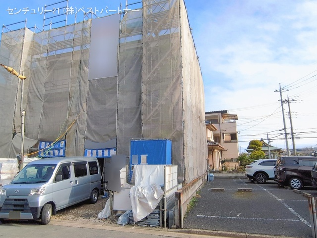 埼玉県蕨市中央７丁目の新築戸建てシート写真 2026年2月26日撮影