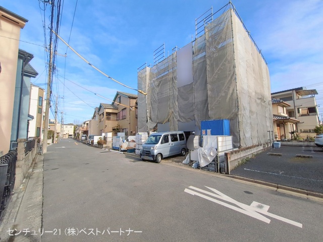 埼玉県蕨市中央７丁目の新築戸建てシート写真 2026年2月26日撮影