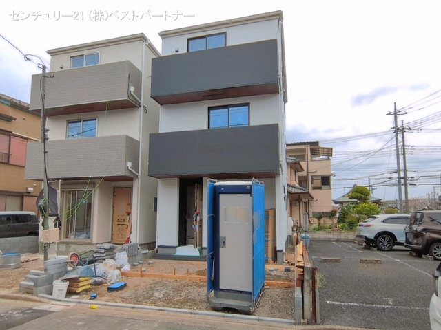 埼玉県蕨市中央７丁目の新築戸建て外構写真 2026年3月30日撮影