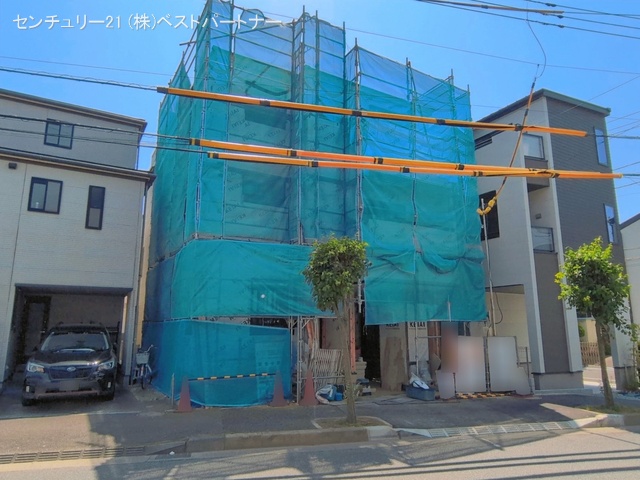 埼玉県蕨市中央7丁目の新築戸建てシート写真 2026年5月17日撮影