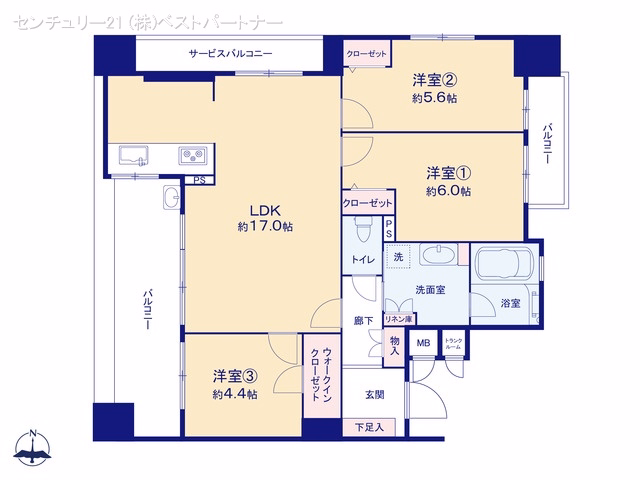 レピア戸田公園 間取図