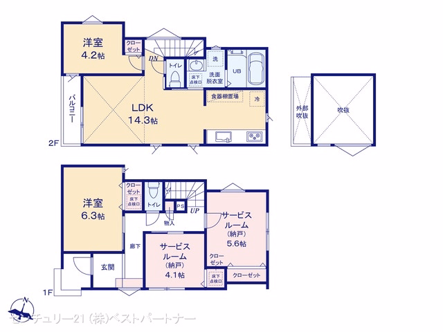 戸田市美女木2丁目(戸建)02 間取図