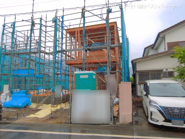 埼玉県戸田市美女木２丁目の新築戸建て上棟写真 2026年4月30日撮影