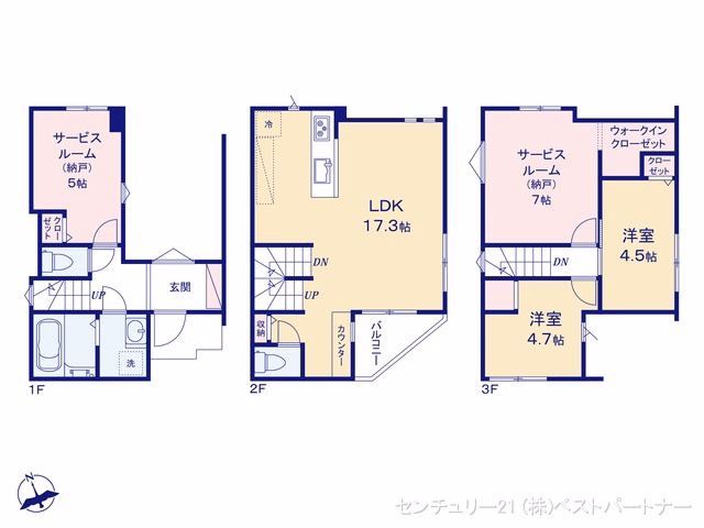 戸田市喜沢1丁目(戸建)02 間取図