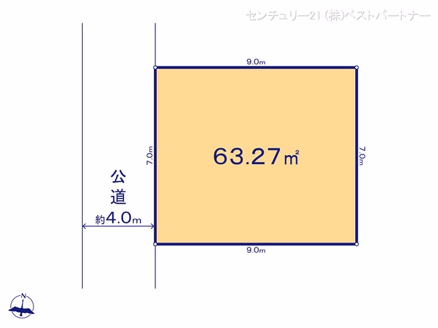 土地 戸田市川岸213　1区画 1区画 区画図