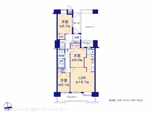 グレースコート戸田公園 間取図