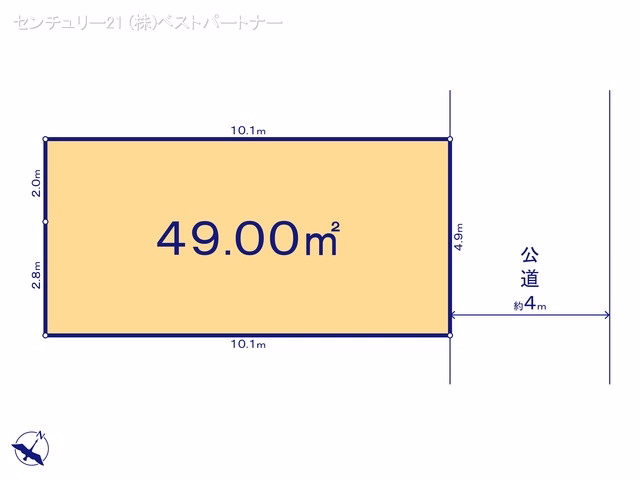 蕨市錦町6丁目(土地)01 区画図