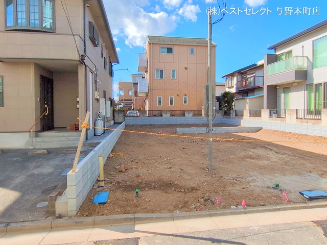 埼玉県さいたま市桜区栄和3丁目の新築戸建て更地・土地写真 2025年1月28日撮影